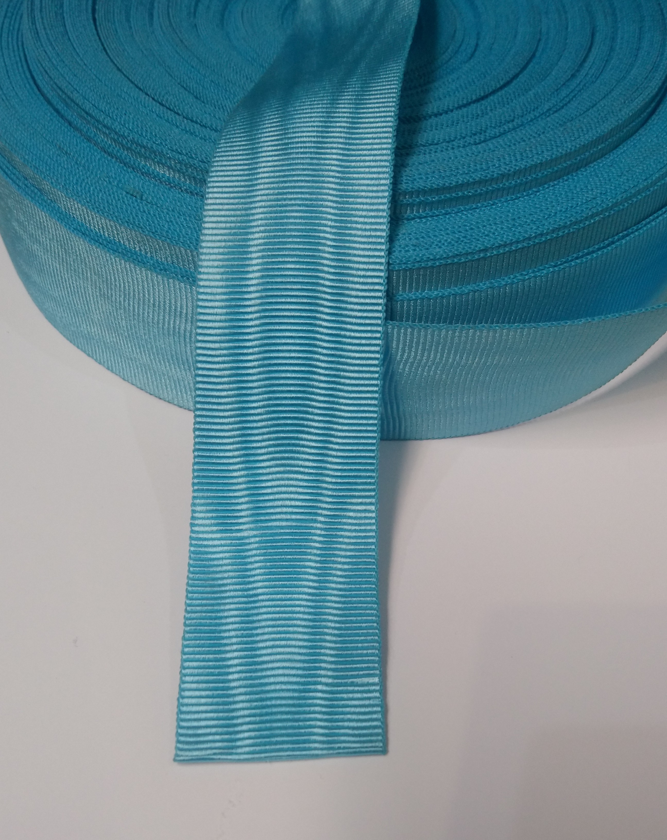 32mm Blue Moire Ribbon